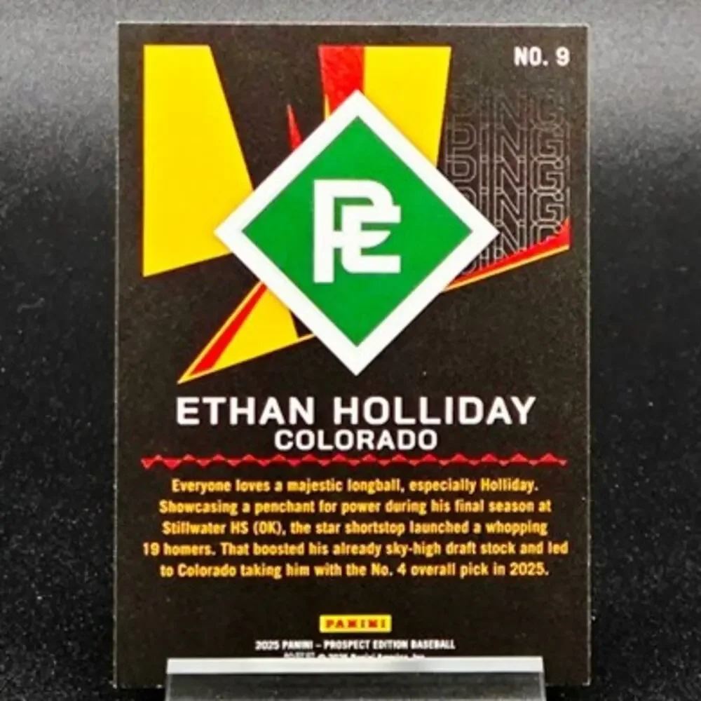 Ethan Holliday Prospect Domination Ping Green Colorado Rockies Top Prospect